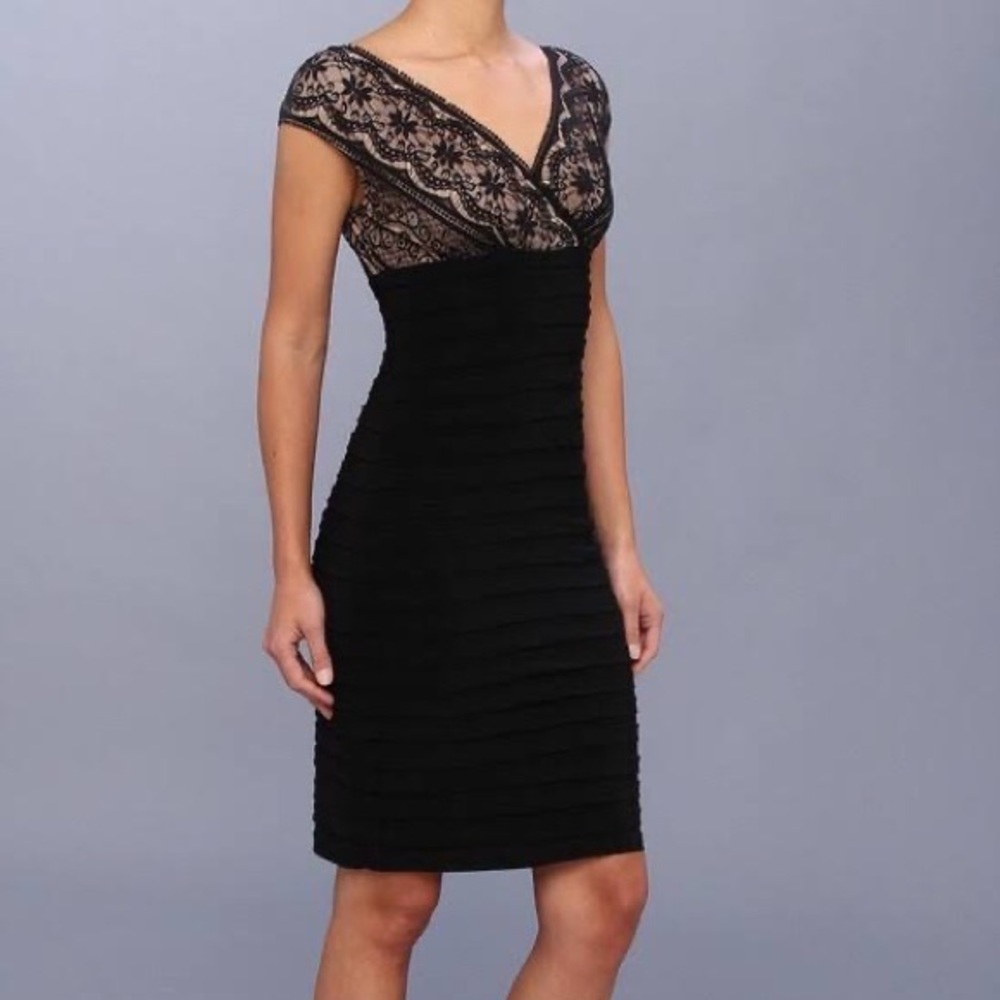 Adrianna Papell Lace Bandage Dress